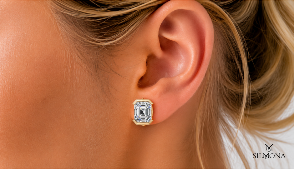 ASSCHER DIAMOND BEZEL SETTING