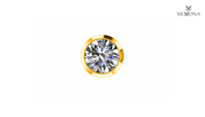 ROUND BRILLIANT BEZEL SET SOLITAIRE STUD EARRINGS