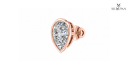 PEAR DIAMOND FULL BEZEL SETTING