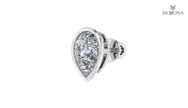 PEAR DIAMOND FULL BEZEL SETTING