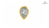 PEAR DIAMOND FULL BEZEL SETTING