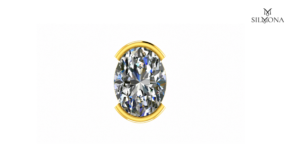 OVAL DIAMOND BEZEL SETTING