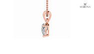 Elegant Pear Solitaire Pendant