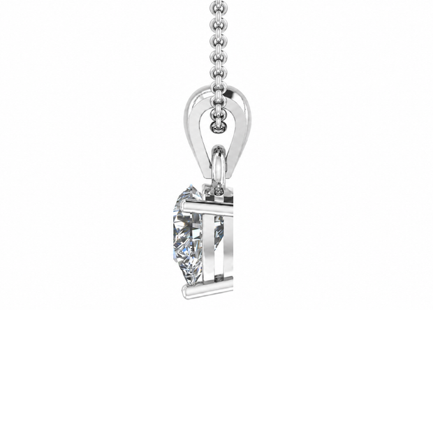 Elegant Pear Solitaire Pendant