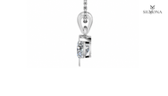 Pear Bezel Solitaire Pendant