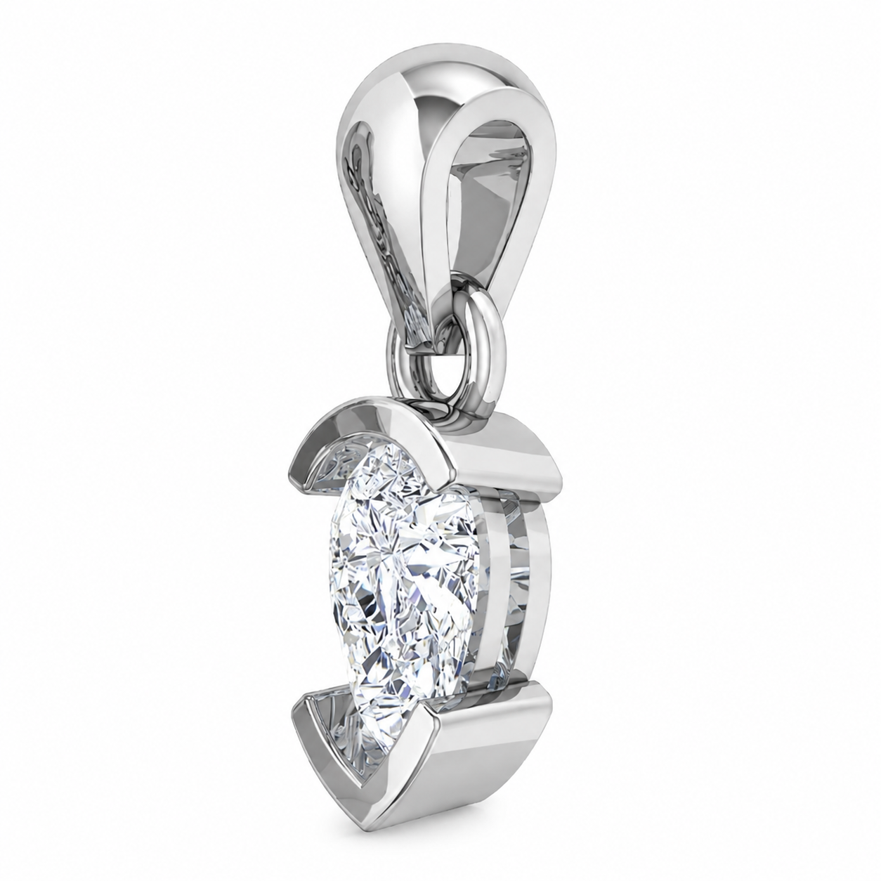 Solitaire Collection - Serena Glow Moissanite Pendant