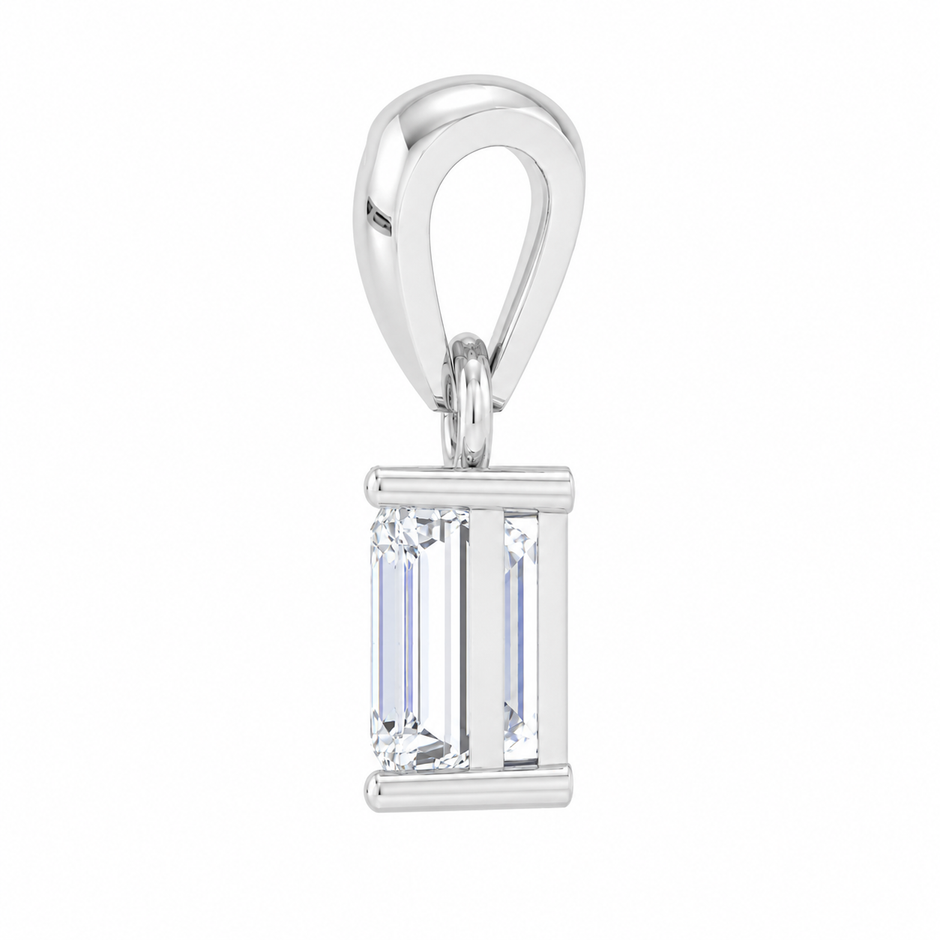 Solitaire Collection - Aurelia Emerald Moissanite Pendant