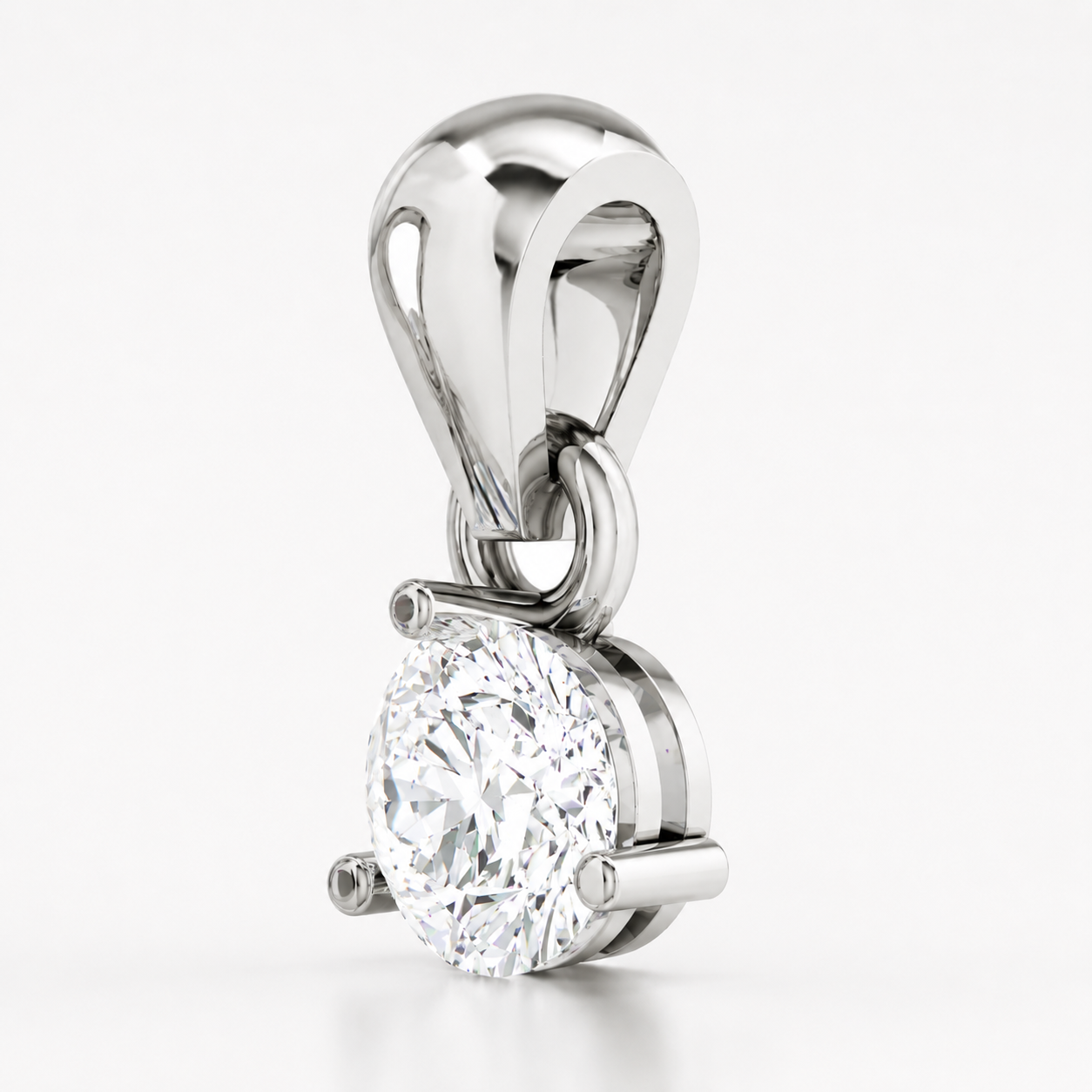 Solitaire Collection - Viera Spark Moissanite Pendant