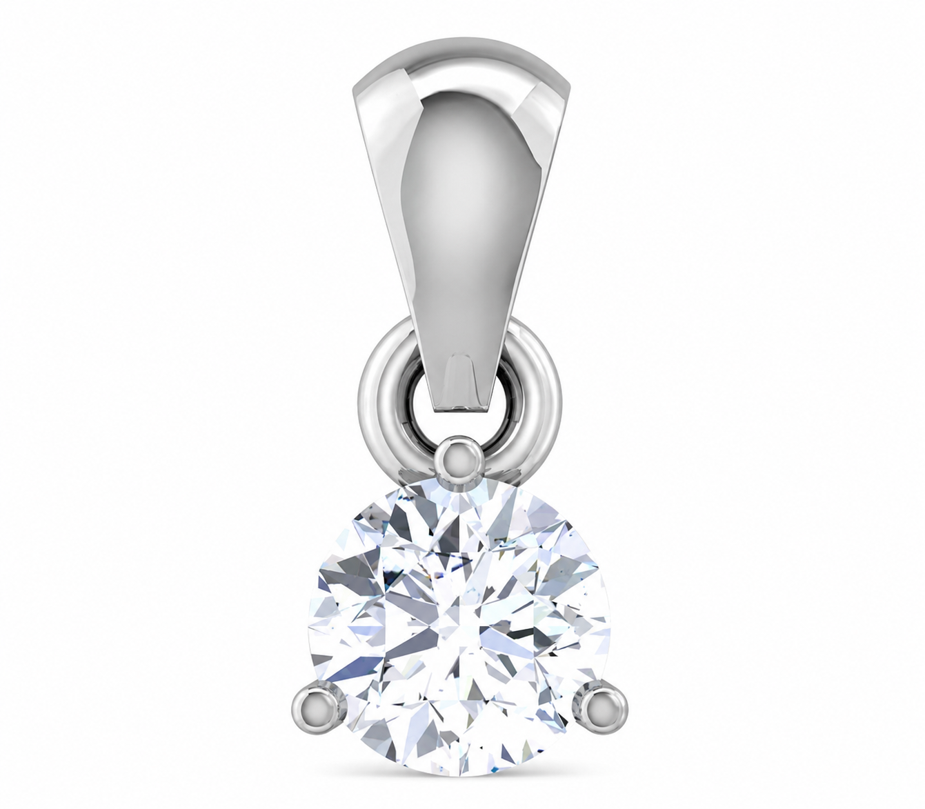 Solitaire Collection - Viera Spark Moissanite Pendant
