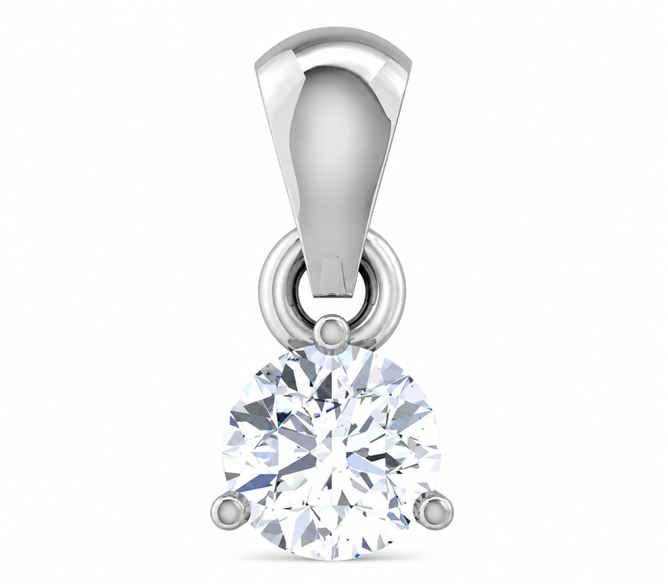 Solitaire Collection - Viera Spark Moissanite Pendant