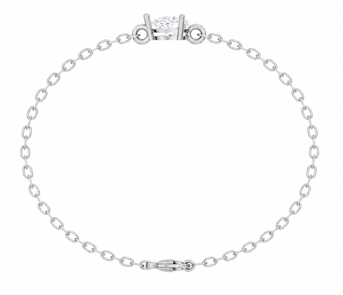 Vera Solitaire Moissanite Bracelet
