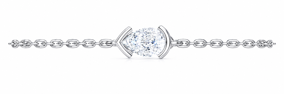 Selene Arc Moissanite Bracelet