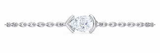 Selene Arc Moissanite Bracelet