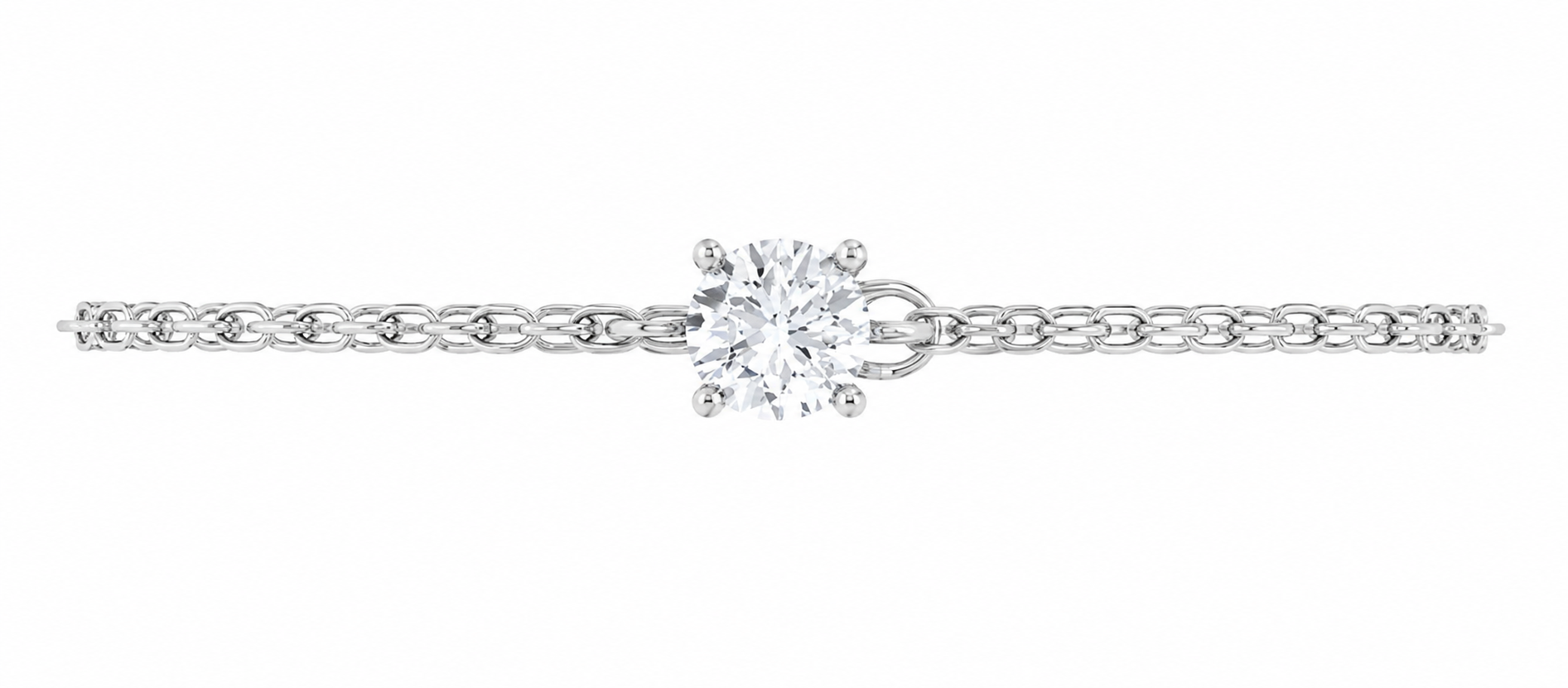 Celeste Solitaire Moissanite Bracelet