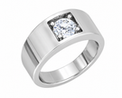 Gentlemen Collection - Regal Solitaire Men's Ring