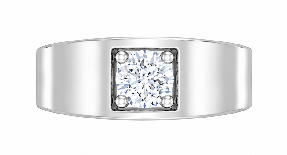Gentlemen Collection - Regal Solitaire Men's Ring