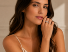 Eternelle Oval Moissanite Band Ring