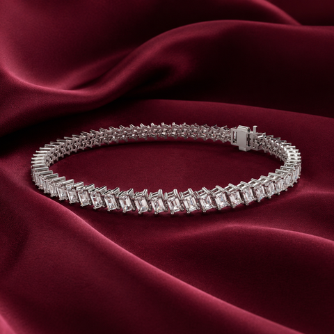 Solitaire Collection - Celeste Eternity Moissanite Tennis Bracelet