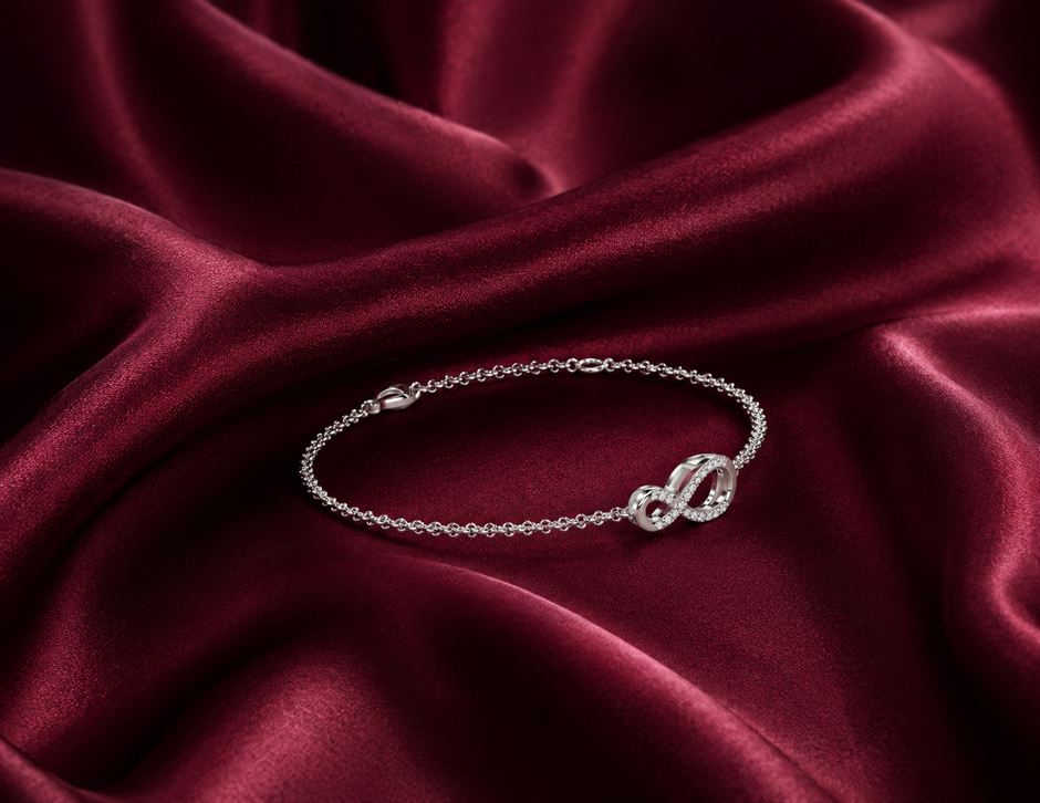 Solitaire Collection - Infinity Grace Chain Bracelet