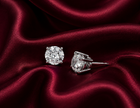 Lumière Classic Moissanite Stud Earrings