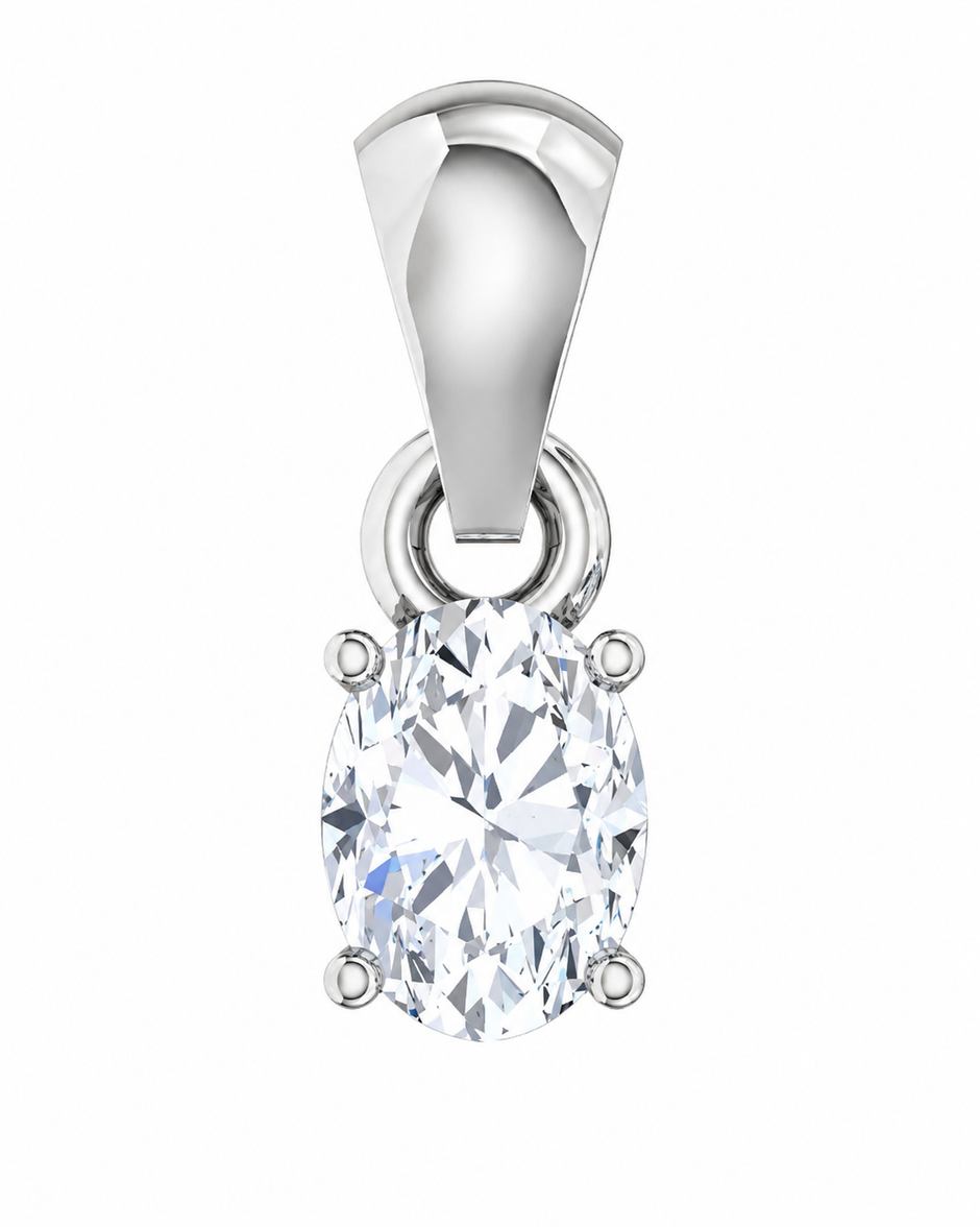 Solitaire Collection - Celestia Classic Moissanite Pendant
