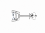 Eterna Oval Moissanite Stud Earrings