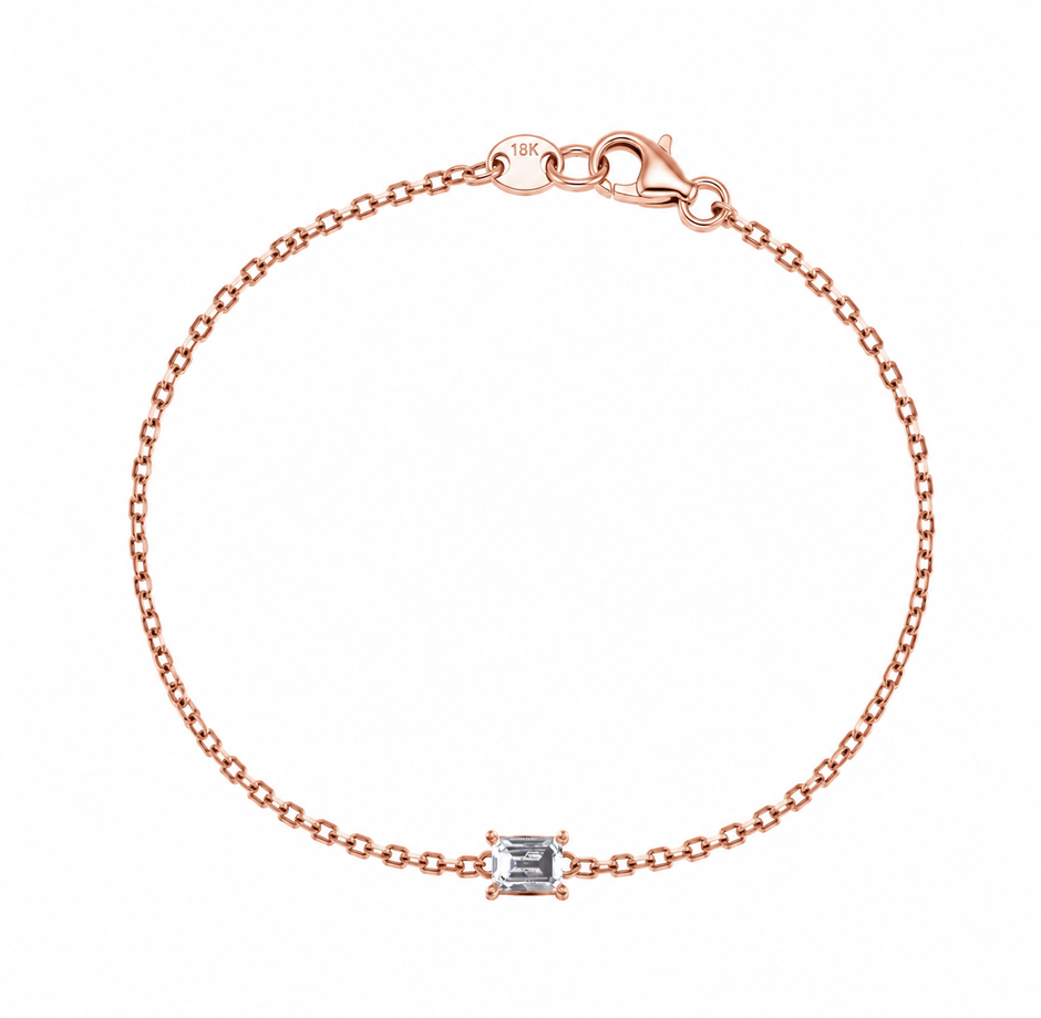 Rosé Éclat Moissanite Bracelet