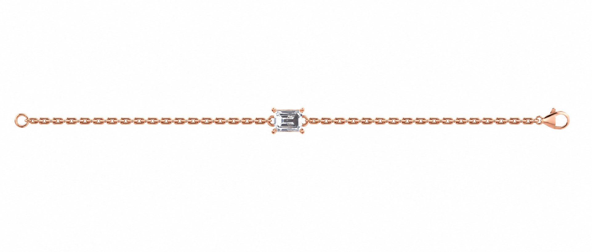 Rosé Éclat Moissanite Bracelet