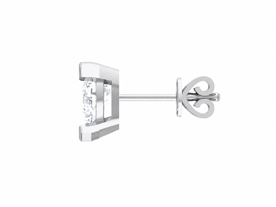 Seraphina Pear Moissanite Stud Earrings