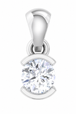 Solitaire Collection - Nova Embrace Moissanite Pendant