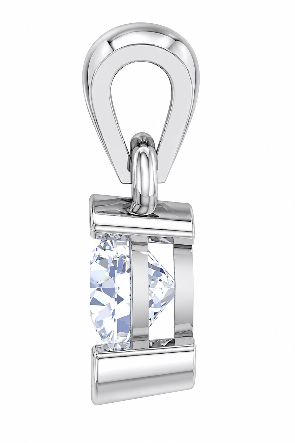 Solitaire Collection - Nova Embrace Moissanite Pendant