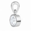 Solitaire Collection - Elysia Bezel Moissanite Pendant