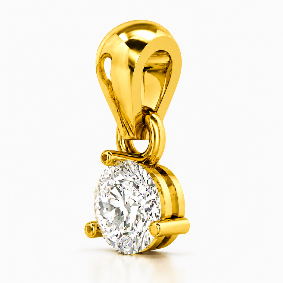 Solitaire Collection - Viera Spark Moissanite Pendant