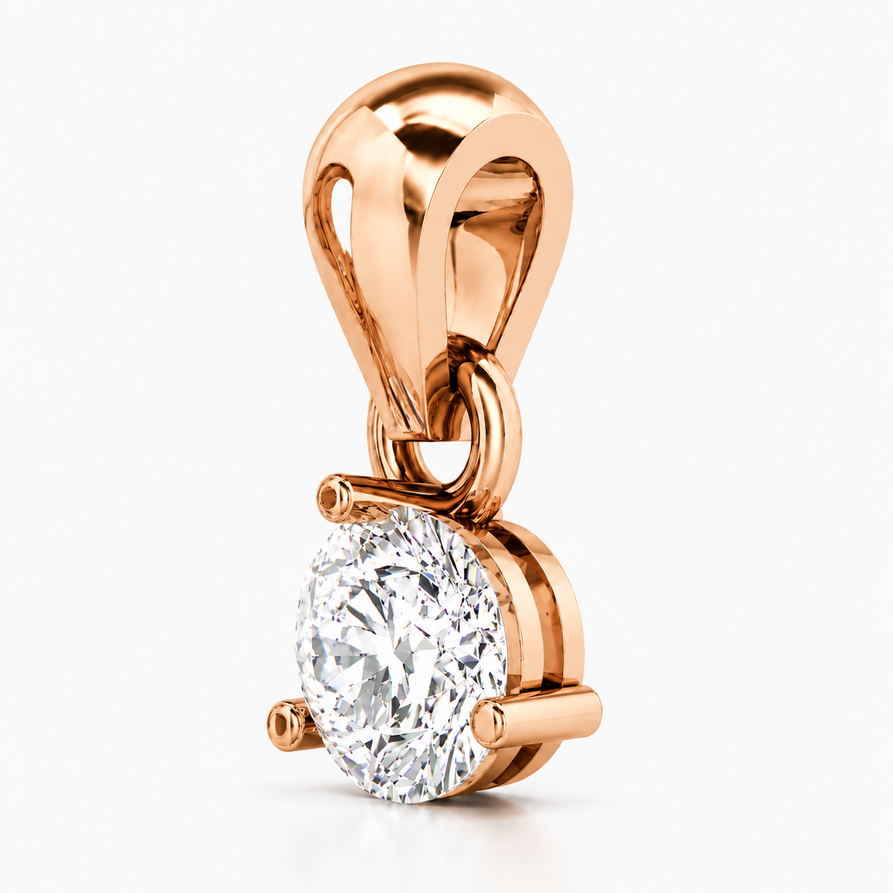 Solitaire Collection - Viera Spark Moissanite Pendant