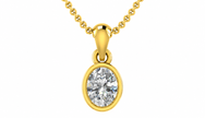 AURELIA OVAL BEZEL PENDANT