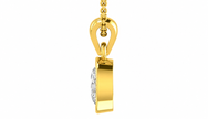 AURELIA OVAL BEZEL PENDANT
