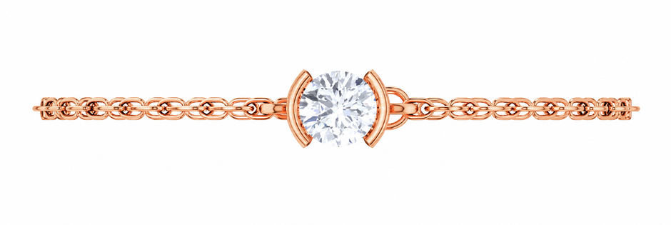 Luna Arc Moissanite Bracelet