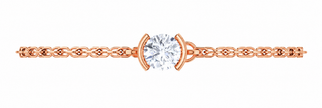 Luna Arc Moissanite Bracelet