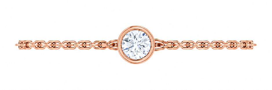 Elysia Bezel Moissanite Bracelet
