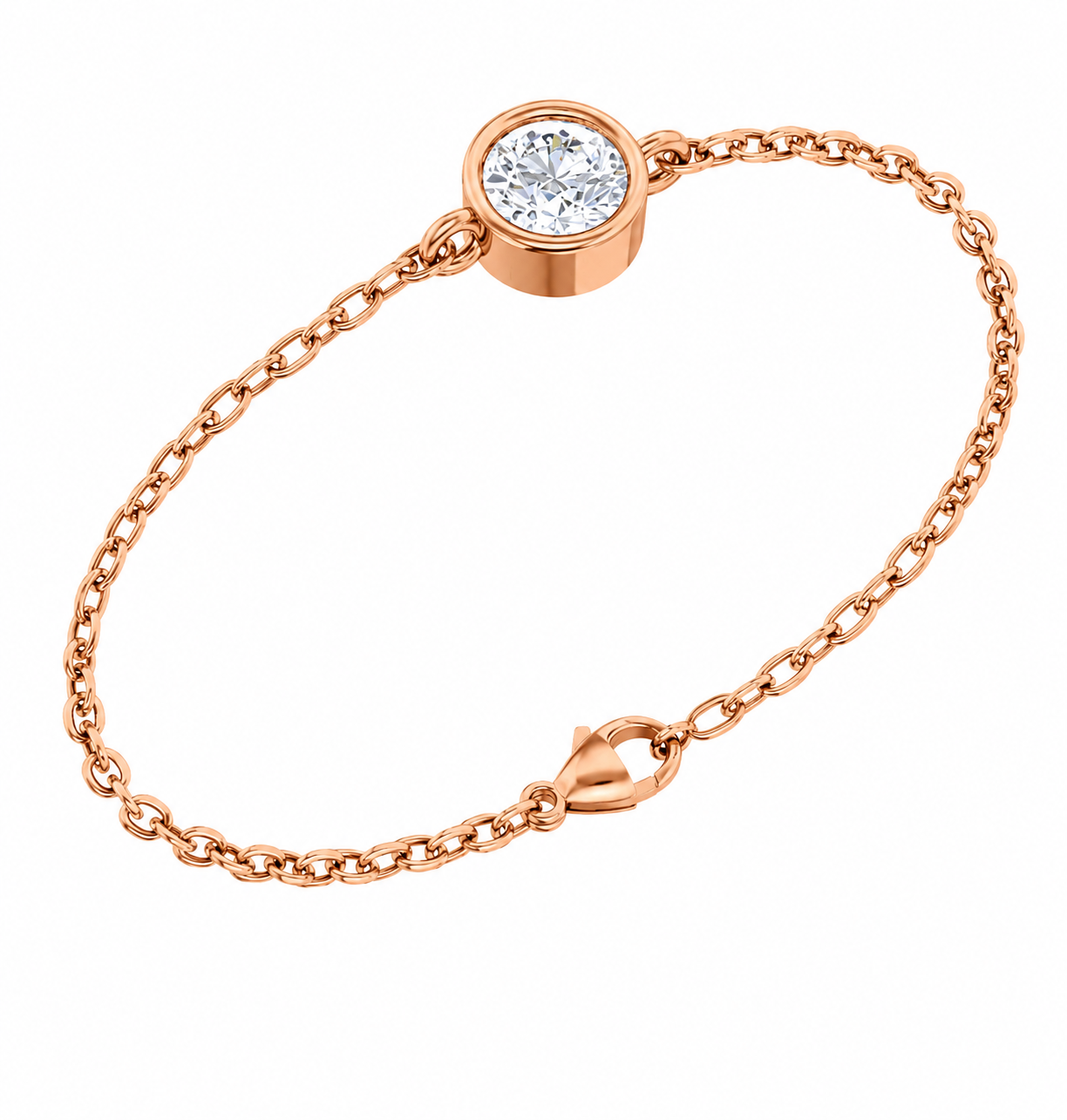 Elysia Bezel Moissanite Bracelet