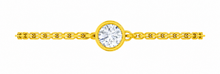 Elysia Bezel Moissanite Bracelet