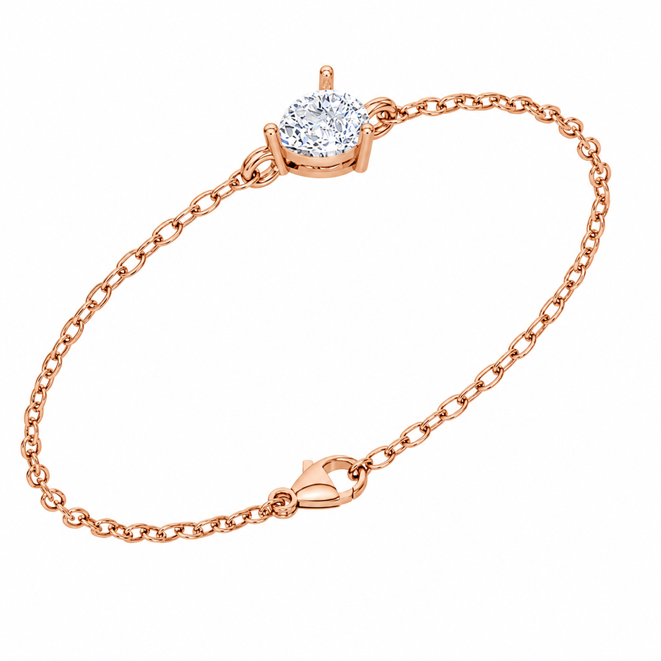 Vera Solitaire Moissanite Bracelet