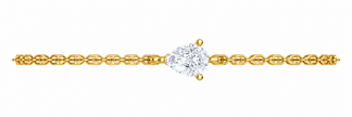 Vera Solitaire Moissanite Bracelet