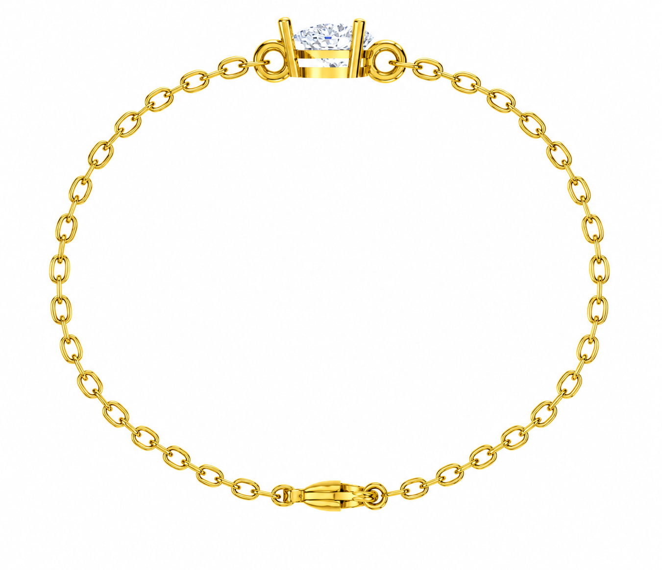Vera Solitaire Moissanite Bracelet