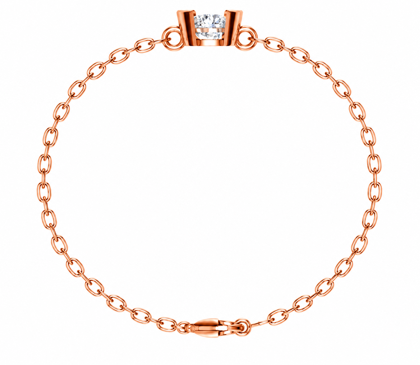 Selene Arc Moissanite Bracelet