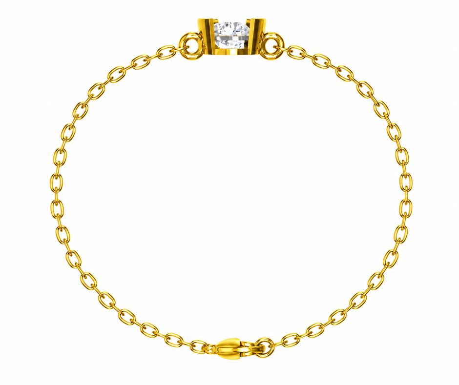 Selene Arc Moissanite Bracelet