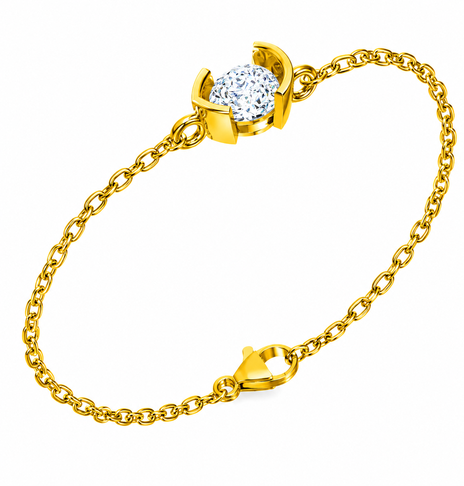 Selene Arc Moissanite Bracelet