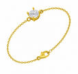 Celeste Solitaire Moissanite Bracelet