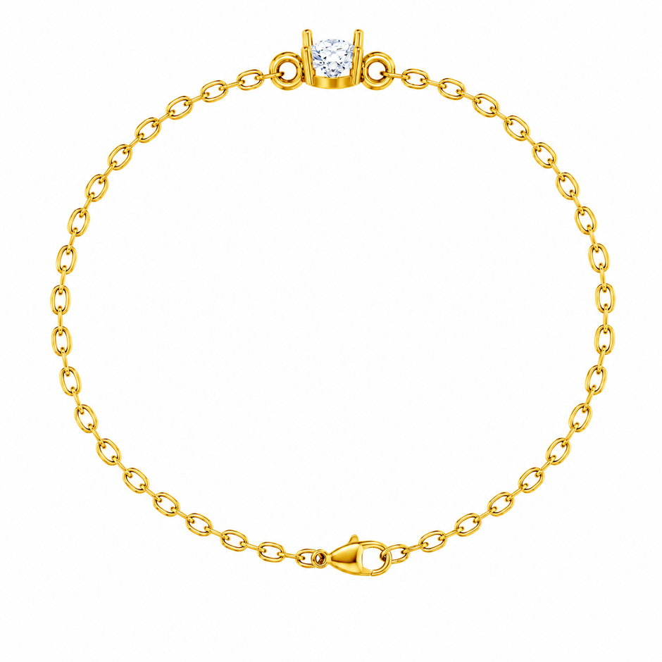 Celeste Solitaire Moissanite Bracelet