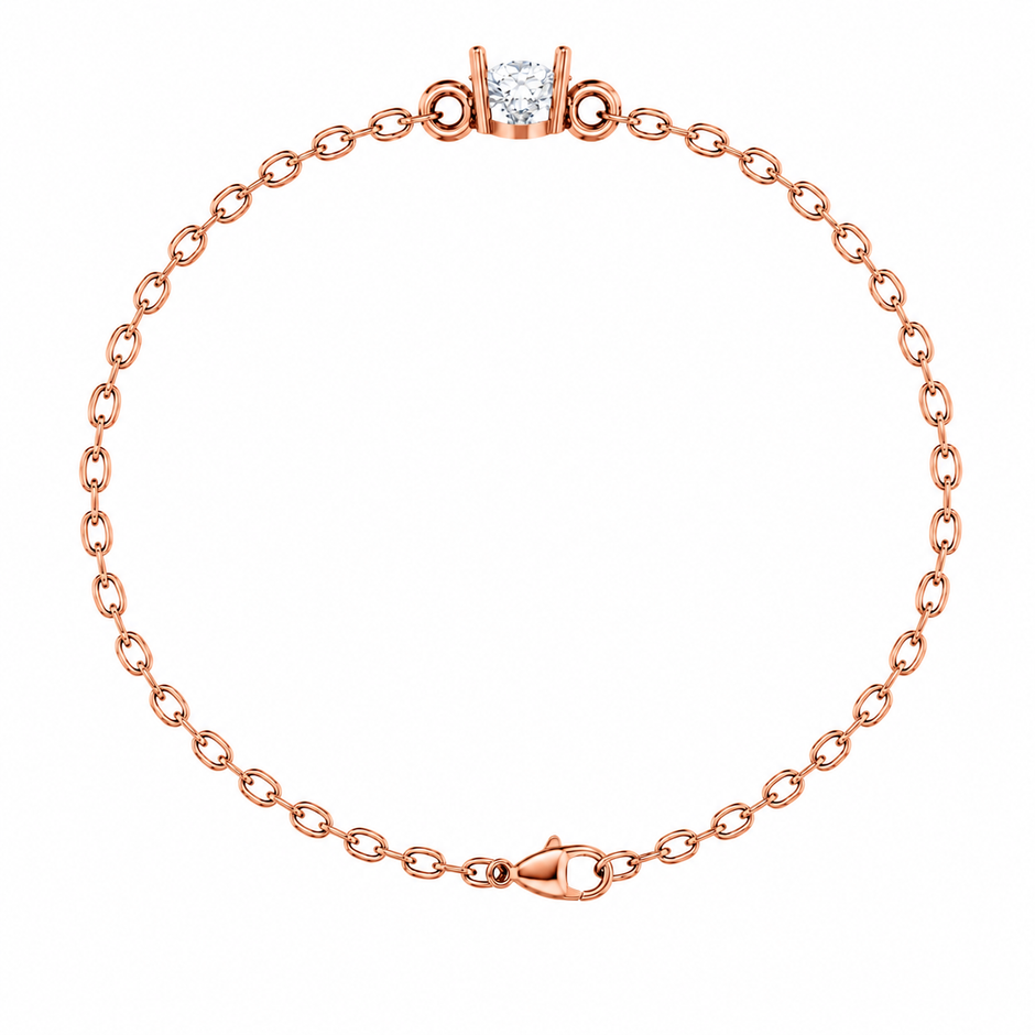 Celeste Solitaire Moissanite Bracelet